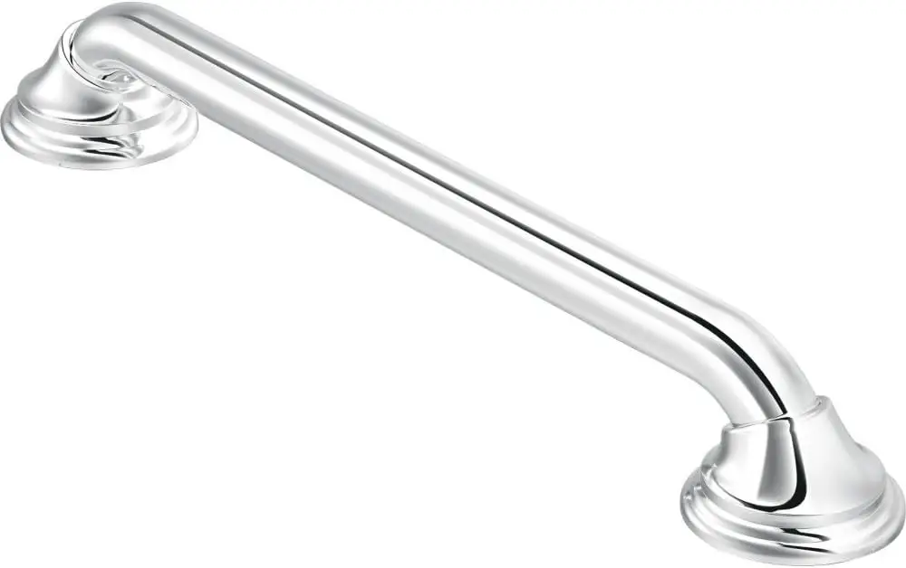 

16-Inch Chrome Shower Grab Bar, Concealed Screws, 500 lbs Capacity, for Bathroom Safety
