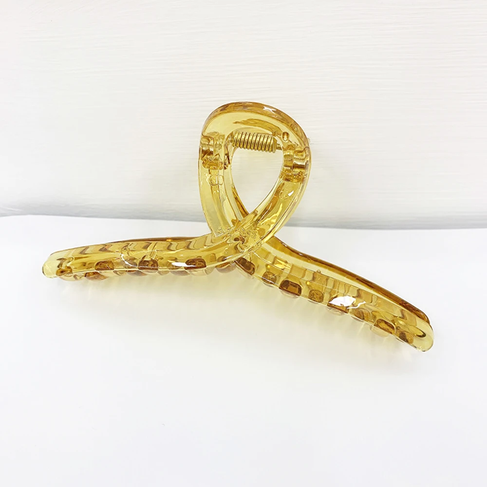 

Bathing Large Size Elegant Fashion Women Transparent Crab Clips Hair Clips Hair Claws Hair Accessories