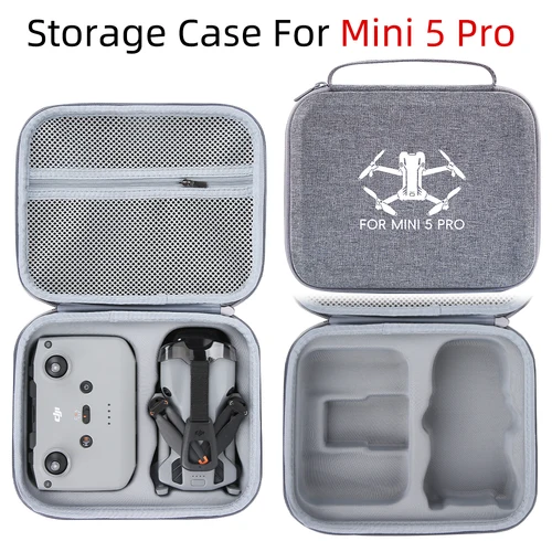 Imagen 1 del producto Nuevo Estuche de transporte bolsa protectora maleta impermeable para DJI Mini 5 Pro Drone RC-N3 control remoto accesorios de batería