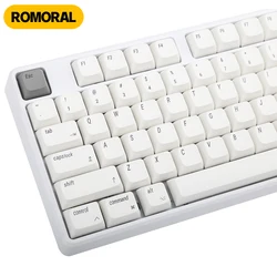 Juego de teclas XDA PBT para teclado mecánico personalizado, inglés, coreano, ruso, japonés, Cherry MX