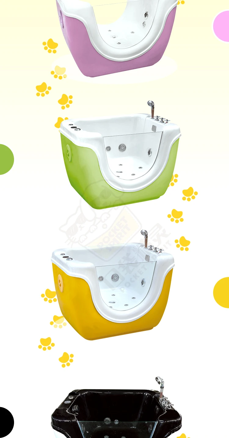 Pet SPA bath pool cat and dog shower tank acrylic pet store