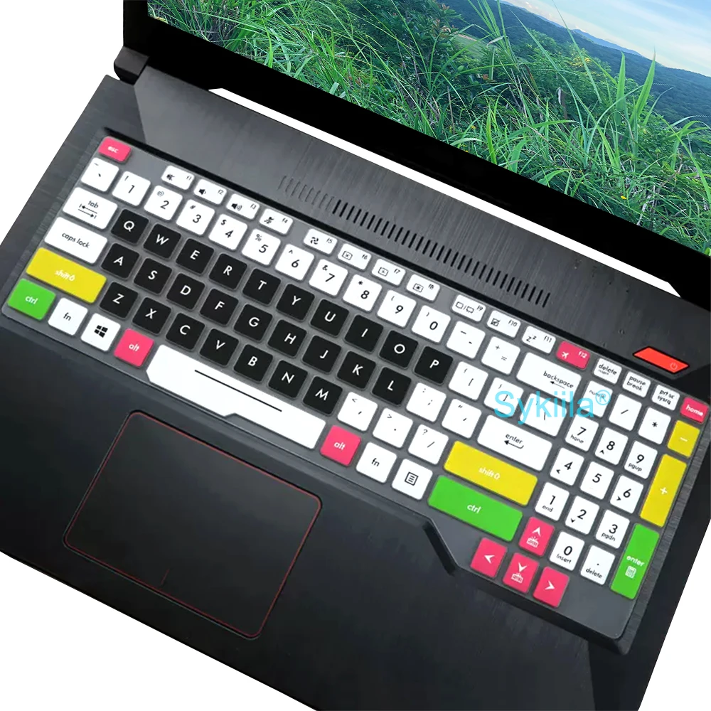 Tastaturabdeckung für ASUS TUF Gaming A15 A16 A17 A18 F15 F16 F17 FX507 FX607 FA608 FA808 FX608 Silikon-Schutzhülle 15 16 – Detail 12
