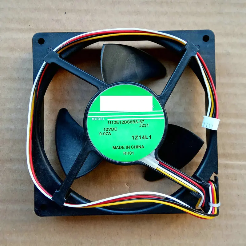 

New Original U12E12BS8B3-57 J231 12V 0.07A 12cm for Refrigerator Cooling Fan