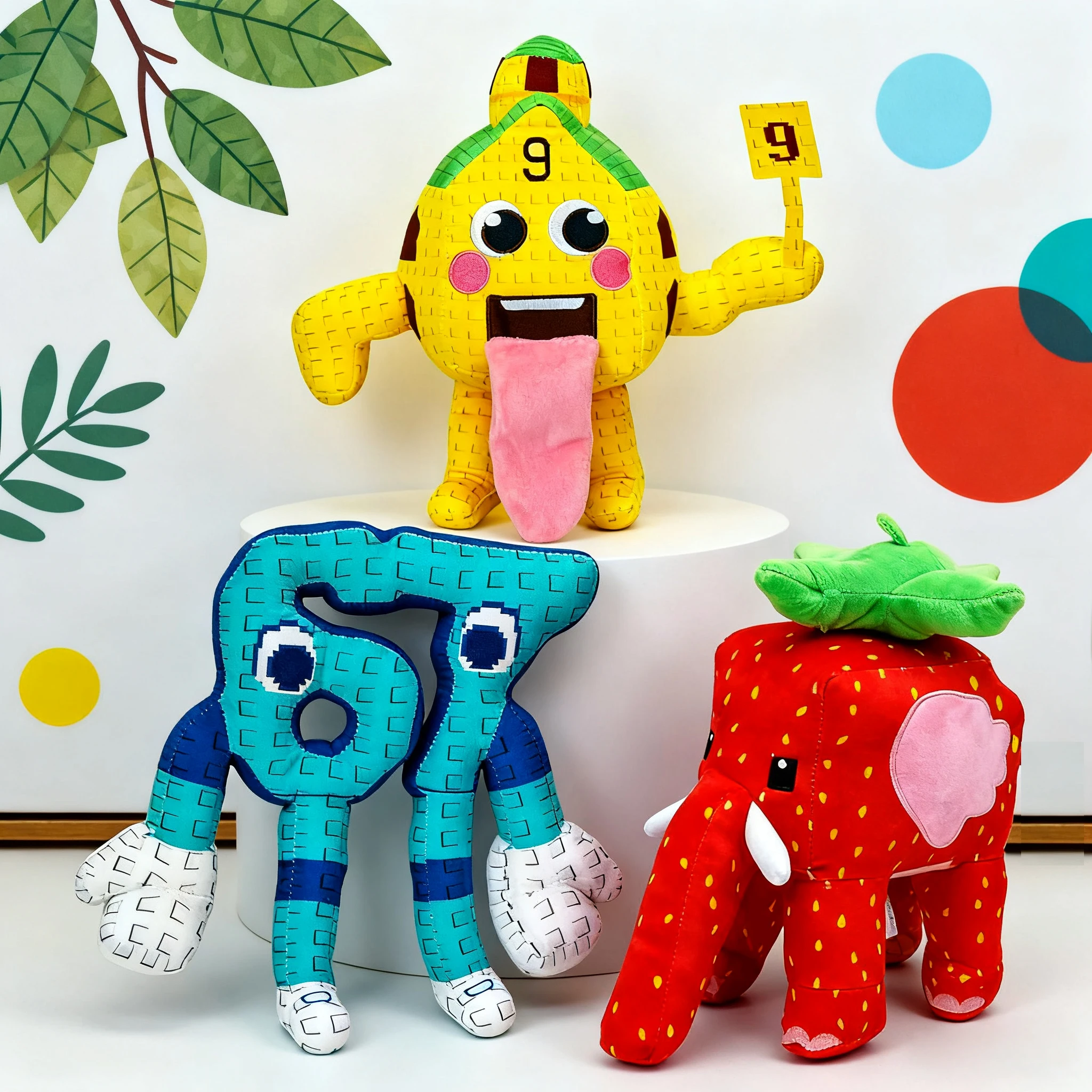 جديد 25 سنتيمتر سرقة الدماغ سامي جانديل الفراولة الفيل أفخم دمية أنيمي الأجهزة الطرفية لعبة هالوين عيد الميلاد هدية عيد ميلاد cift #1