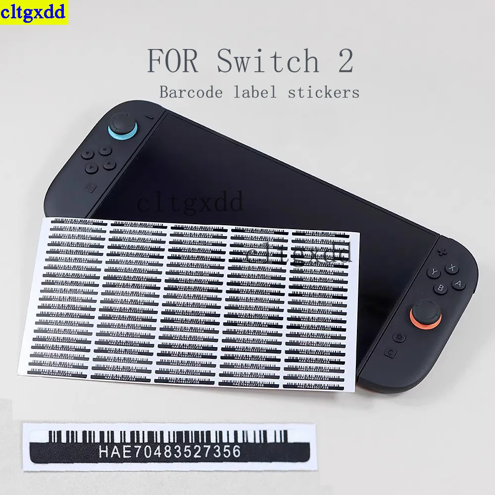 

Cltgxdd 2-10piece FOR Switch 2 gaming console sticker serial number sticker NS Switch 2 console back label sticker replacement