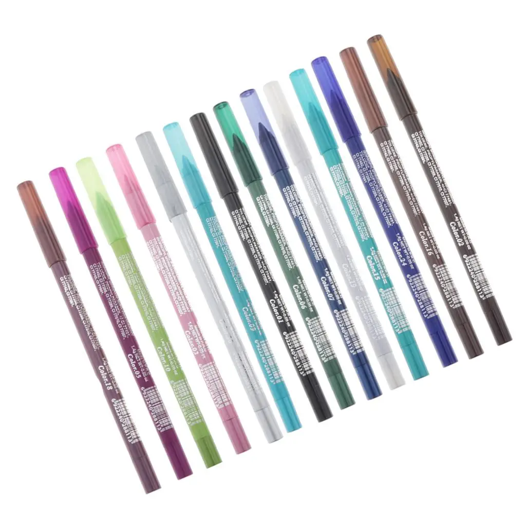 Crayon de fard à paupières de maquillage longue durée, stylo définisseur de sourcils sans taches