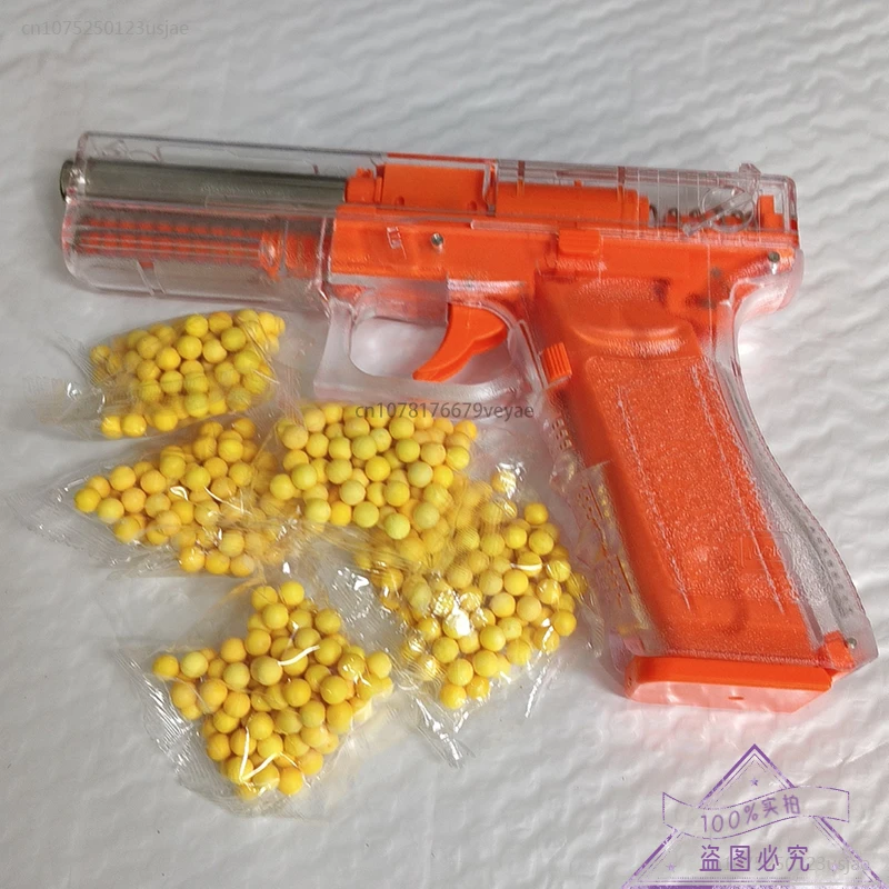 Hand Gezheng Locke G18 Empty Pull Warehouse Three-hook Machine for Shooting Toy Gun and Quick-release Terra To Grab Boy's Gift