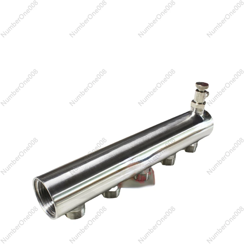 1/2 Stainless Steel Water Distribution Manifold for Underfloor Heating System Single Double 2/6/7/8 Port Open Accessories