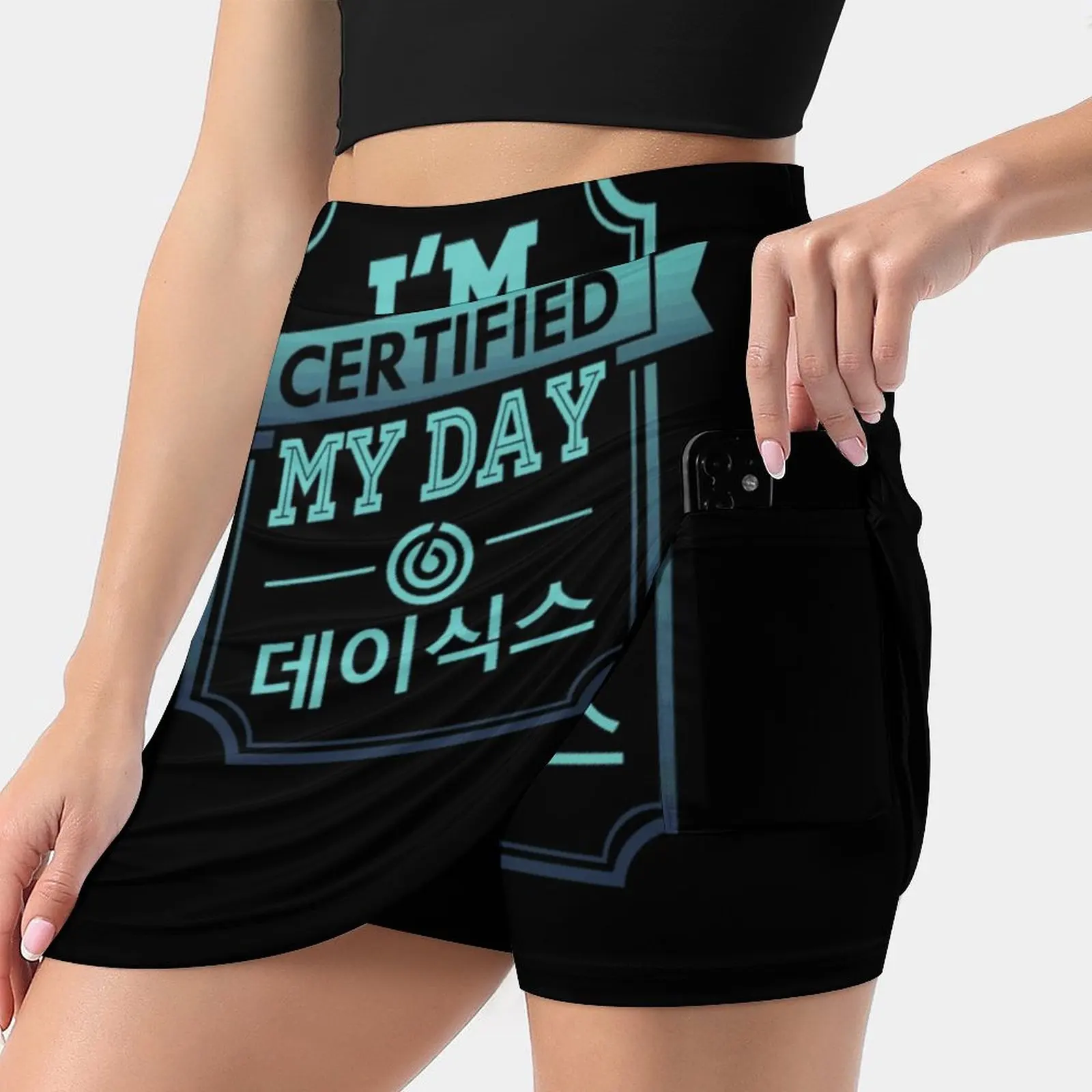 

Certified My Day - Day6 Summer Women'Sshorts Skirt 2 In 1 Fitness Yoga Skirt Tennis Skirts Day6 Kpop K Pop Korea Korean Ladies