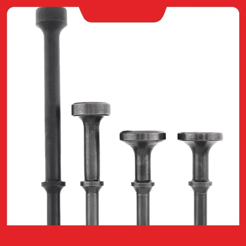 A32HOT-4Pc Air Hammer Head Air Chisel Hard Steel Solid Impact Hammer Head Support Pneumatic Tool