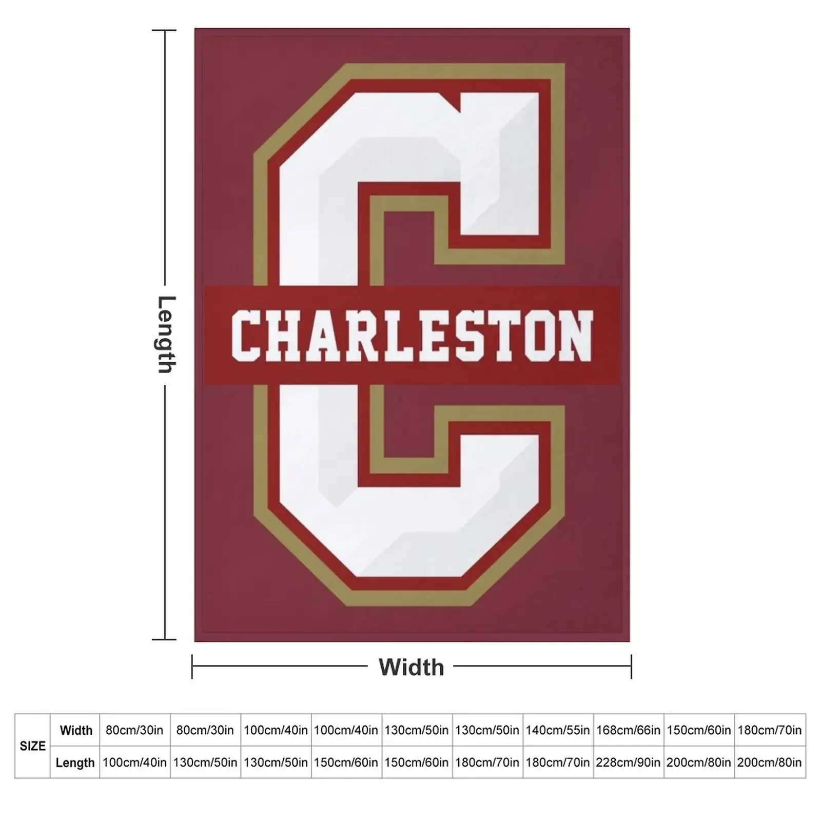 The Charleston Cougars Throw Blanket Sleeping Bag Polar warm winter Blankets