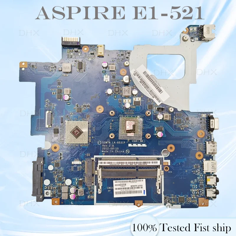 LA-8531P For Acer Aspire E1-521 Laptop Motherboard Q5WT6 NBY1G11001 DDR3 Mainboard 100% Tested Fully Work be Fast ship