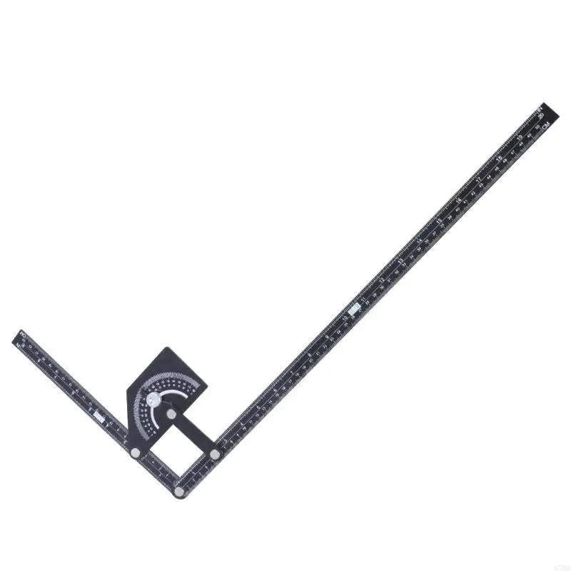 

37MB Multiple Angles Measuring Rule Carbon Steel angles Finders Versatile angles Rule for Home RenovationS & Carpentry Project