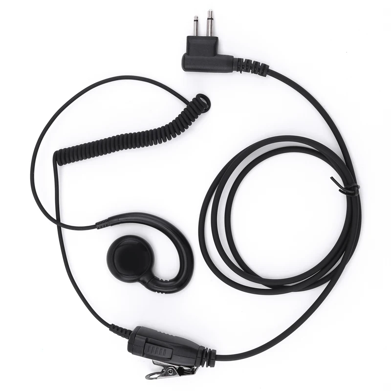 

Non-In Ear Style Earpiece Large Ear Hooks Hanging Earphone For Motorola CP200 GP300 Yaesu FT4XR FT25R walkie talkie