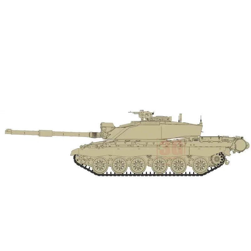1/35 رايفيلد نموذج RM-5062 تشالنجر البريطاني 2 دبابة المعركة الرئيسية مع مسار متحرك الجمعية مقياس لتقوم بها بنفسك اللعب أطقم منمذجة #4