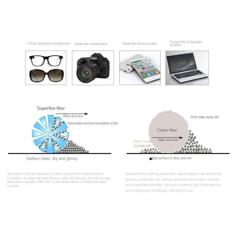 New High Quality Suede Glasses Lens Cleaner Microfiber Cleaning Cloth for Glasses Cloth Len Phone Screen Cleaning Wipes