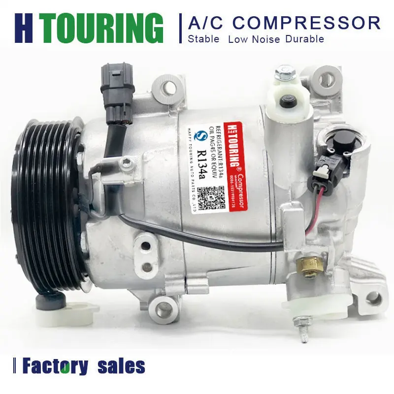 A/C AC Compressor For HONDA CIVIC CRV 6CVC140E 01141492 01141494 388105AAA03 388105AAA01 198276 RC.600.483 230610205142311