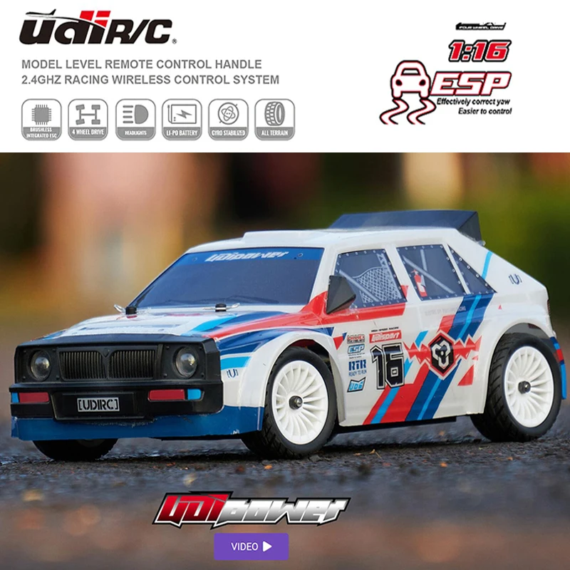 UDIRC 1/16 2.4G 60KM/H RC Brushless Car UD1601 UD1602 UD1603 UD1604 Pro High Speed Off Road 4WD Racing Car