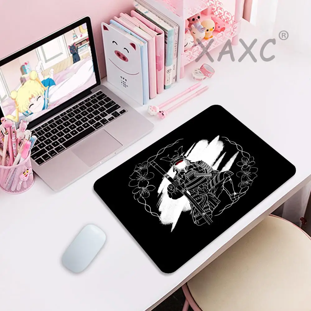 

Japanese samurai Mouse Pad Office Computer Desk Mat Small Table Keyboard XS Mouse Pad Laptop Non-slip Deskpad Home Decor Rug