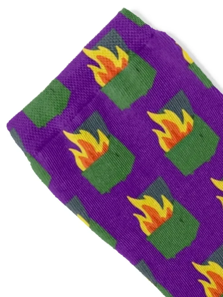 Total Dumpster Fire Socks anti-slip tennis Socks Male Women's