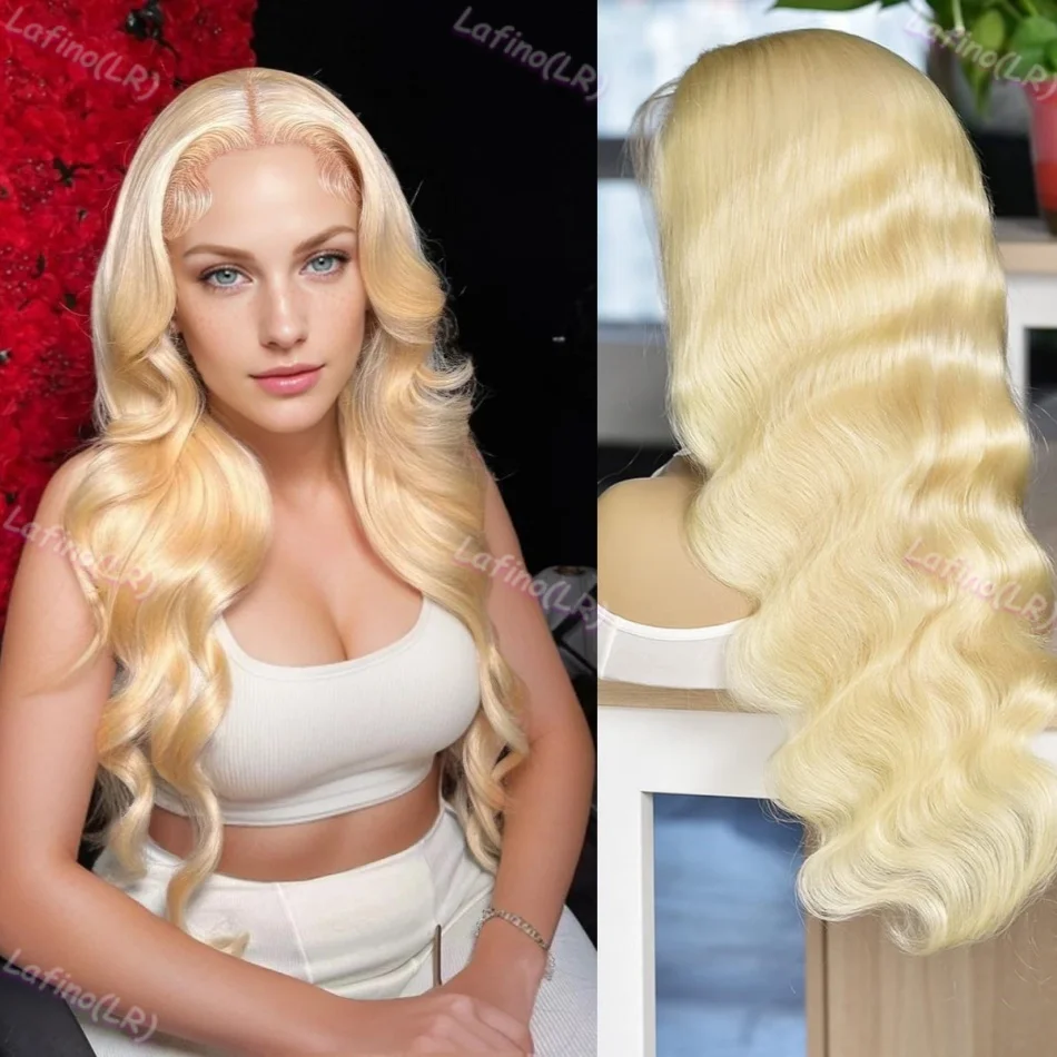 Honey Blond 613 HD Lace Frontal Curly Wigs 100% 13x6 Body Wave Colored Human Hair Quality Brazilian Cheap Wigs on Clearance Sale