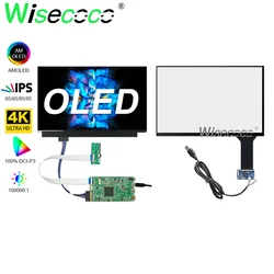 Wisecoco OLED Touchscreen 13.3 Inch 4K 3840x2160 IPS Ultrathin Display Laptops PS4 5 X-BOX Raspberry Pi Am-oled Touch Display