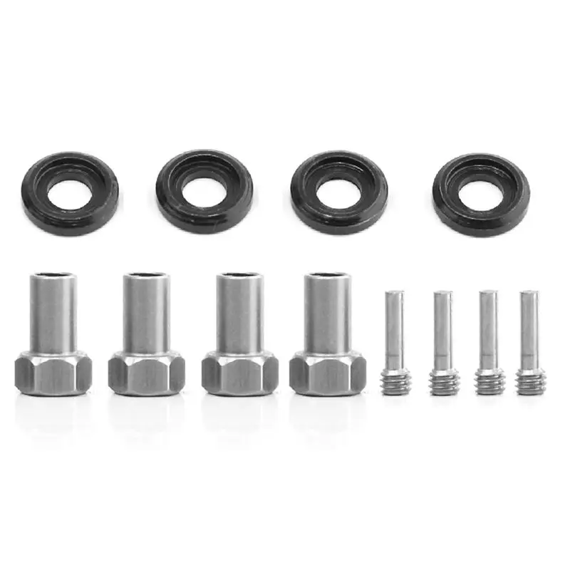 BEDW-2X RC Brass Spacers Wheel Hex Hub Extenders For TRX4 TRX6 Wheels Extension Hex Drive Adapter(+10Mm Thickness)