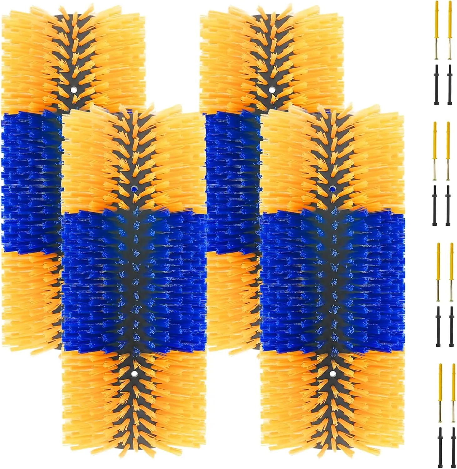 

Livestock Scratching Brush Goat Scratcher Brush Full Massage Grooming Tool with 4 Screws for Cow