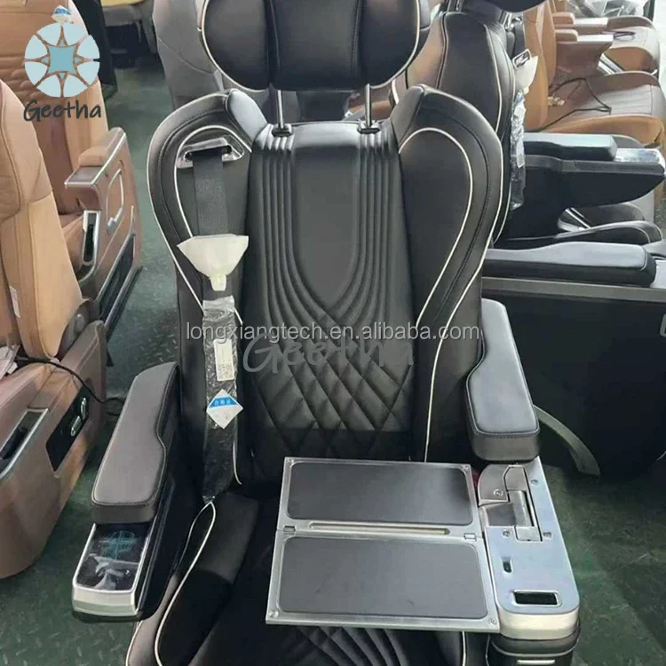 

LXR Custom Business Luxury Electric MPV Napa Leather Car Seat Conversion VIP Folding Car Seat for Mercedes Benz Sprinter Van RV