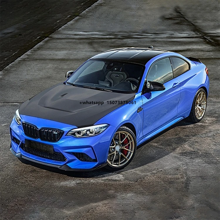 High Quality Engine Hood Bonnet for  F20 F23 F87 1 Series 2 Series M2 Gts Style Carbon Fiber Front Engine Hood
