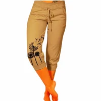 Fashion Mid-calf Lady Capri Pants 2023 Summer Drawstring Pockets Cropped Pants Women Sports Shorts For Outdoor Pantalones - Image 4