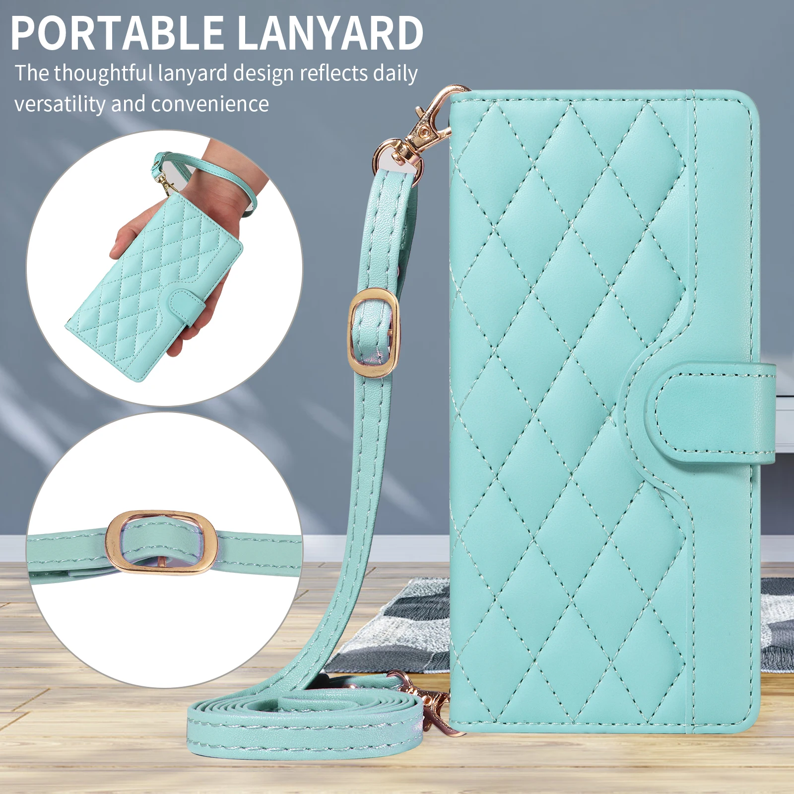 Brieftaschenhülle für Samsung Galaxy A73 A71 A70 A57 A56 A55 A54 A53 A52 A51 A50 A40 A37 A36 A35 A34 A33 A32 A30 A26 A25 A24 A23 A21S – Detail 5
