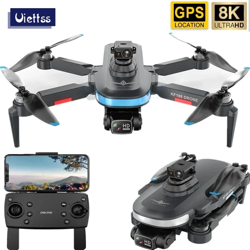 KF108 MAX RC Drone Battery 7.4V 1400Mah Battery/Propeller KF108 RC Drone Accessories KF108 Drone Parts Blade KF108 Drone Battery