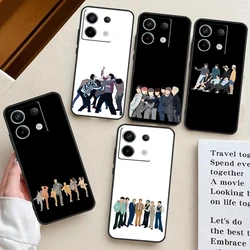 Korean Fashion Kpop Band Case For Redmi Note 12 Pro 9 10 11 9S 10S 11S 12S 10C 12C 13C Redmi Note 13 Pro Plus Cover