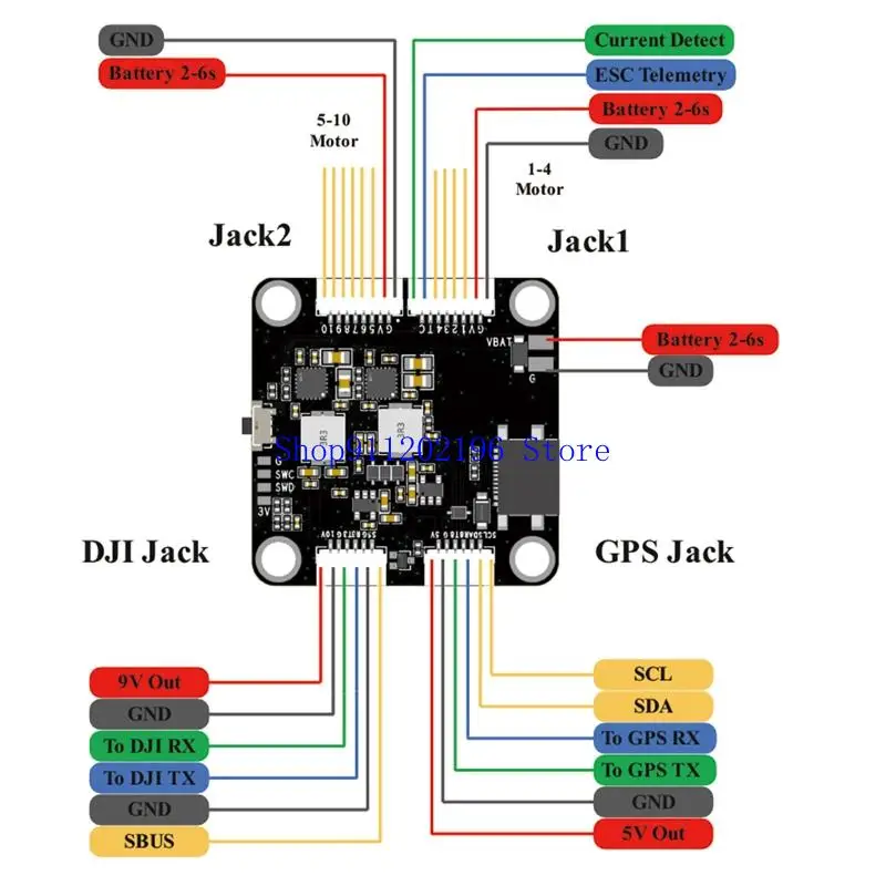 

P82A Professional FPV FC435/ ESC62A STF43562 Optional High Precisions Barometer Sensors