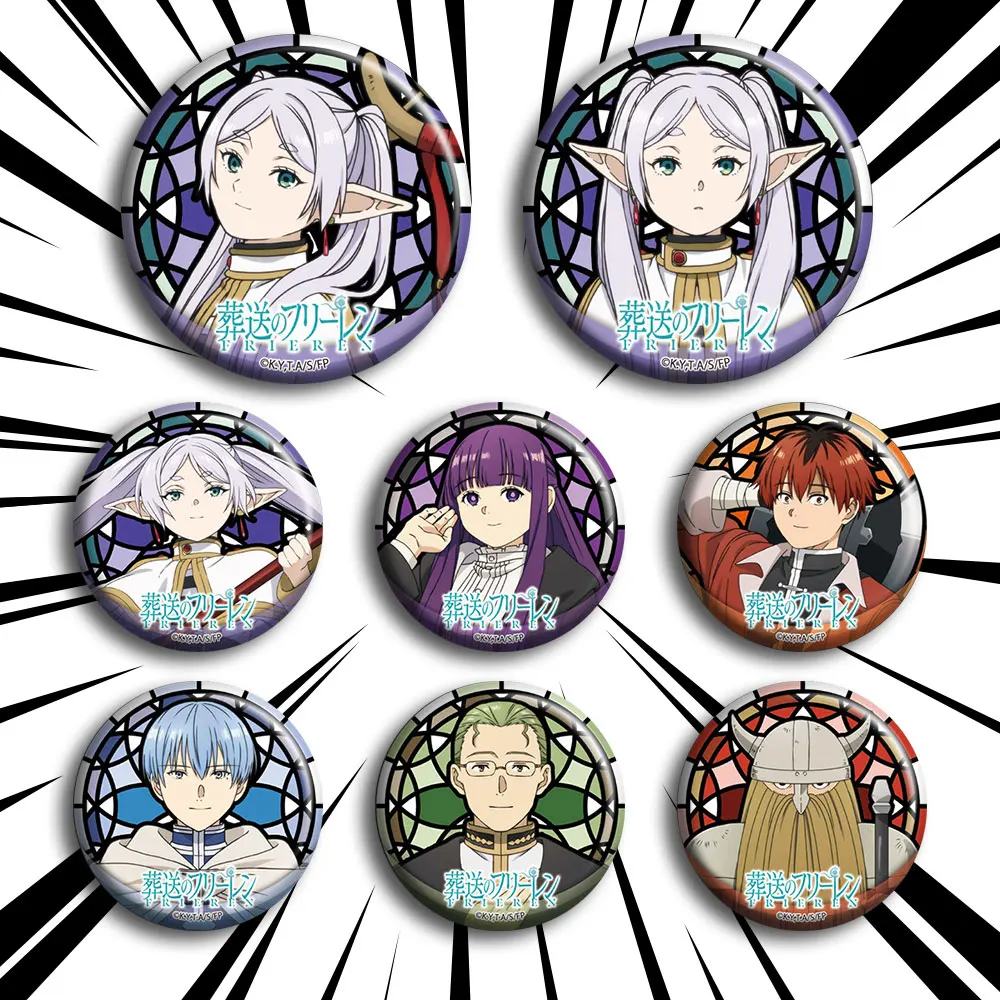 

Anime Sousou No Frieren: Beyond Journey's End Fern Himmel Pins Badge Cosplay Cartoon Garniture Itabag Bedge Button Brooch DADGE