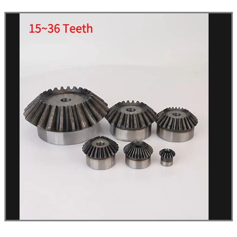 15 To 36 Teeth Metal Bevel Gear Transmission Parts Mechanical Power Transmission Gear 4 Mod/Model 3 Bevel Gears
