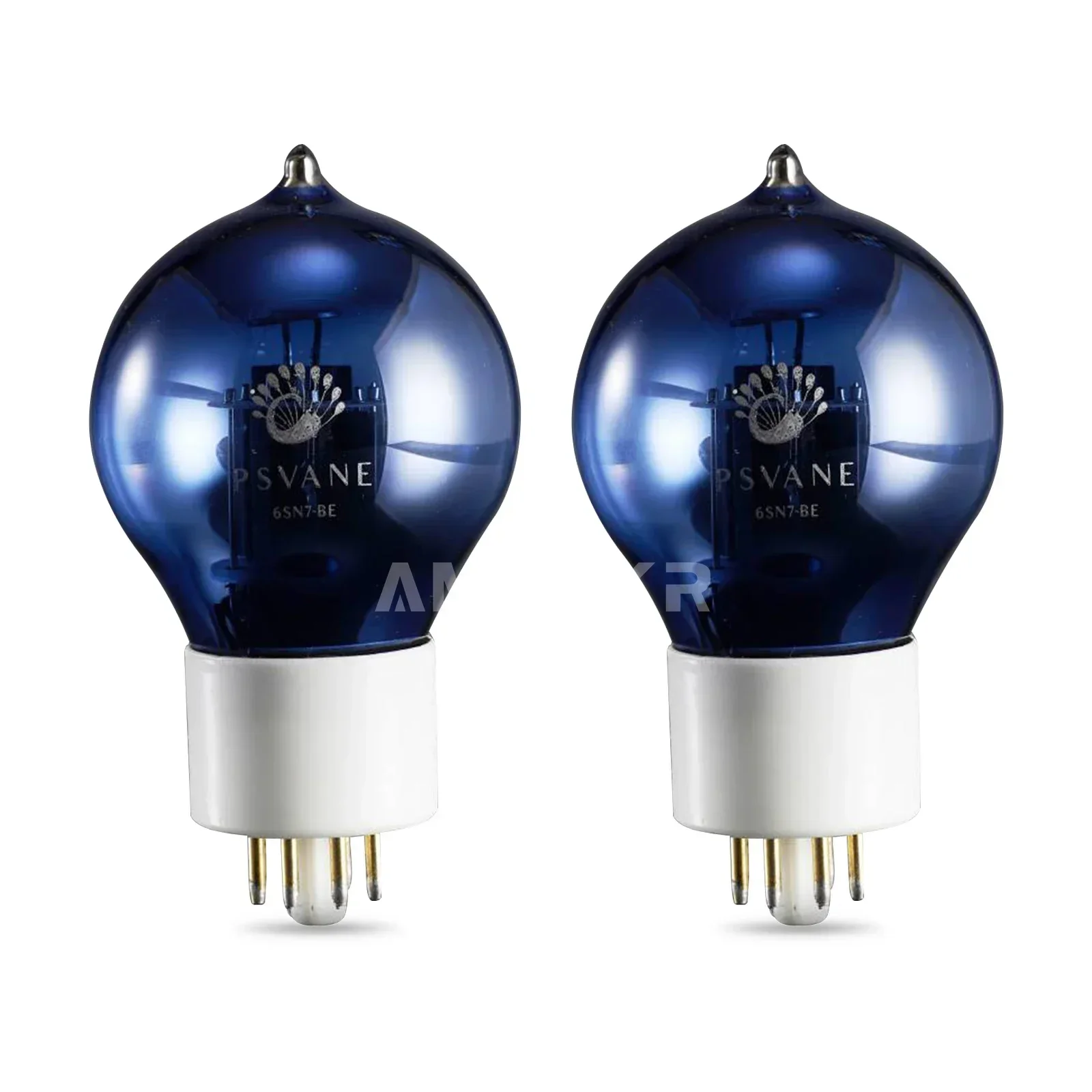 أنبوب تفريغ ، غلاف زجاجي أزرق ، لوحة إصدار مخصصة ، استبدال دبوس ذهبي ، زوج متطابق ، 6N8P ، 6H8C ، 6SN7