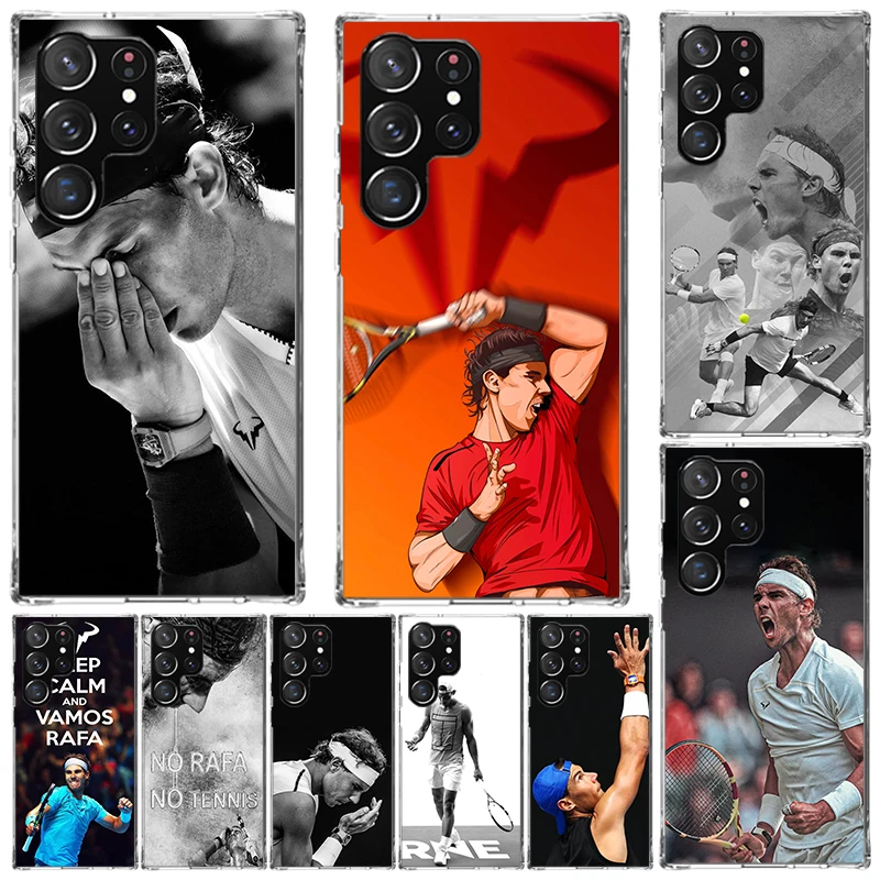Funda de tenis Rafael Nadal para Samsung Galaxy S23 S22 S24 S25 Ultra funda de teléfono S21 Plus S20 FE S10 + S25Ultra Print Fundas S23 S2