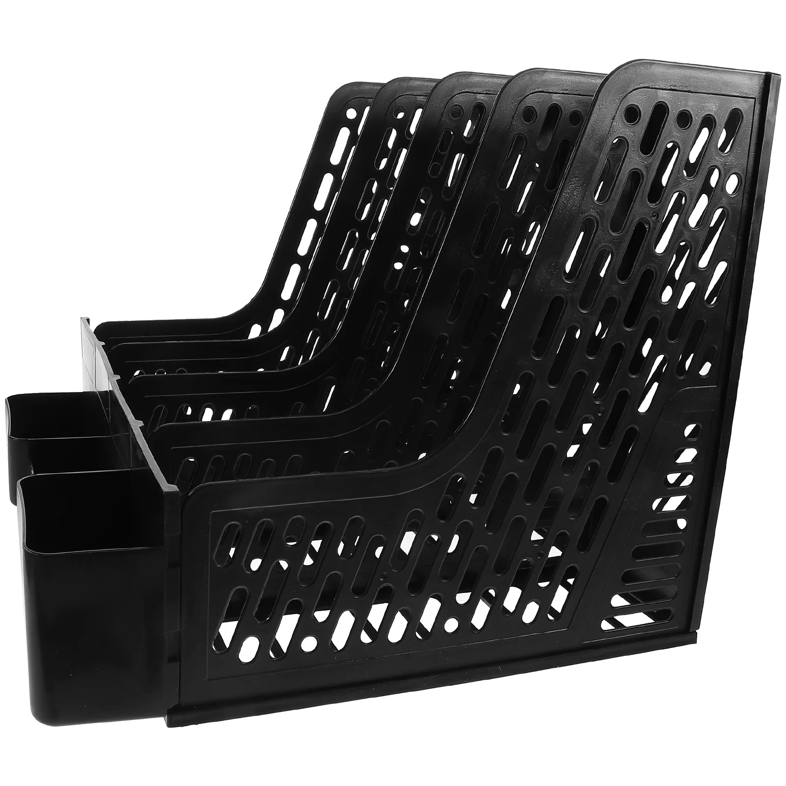 

1 set Folder File Holder Desktop Stand Organizer Shelf Storage Rack for Documents Letters Folders Files Office Supplies