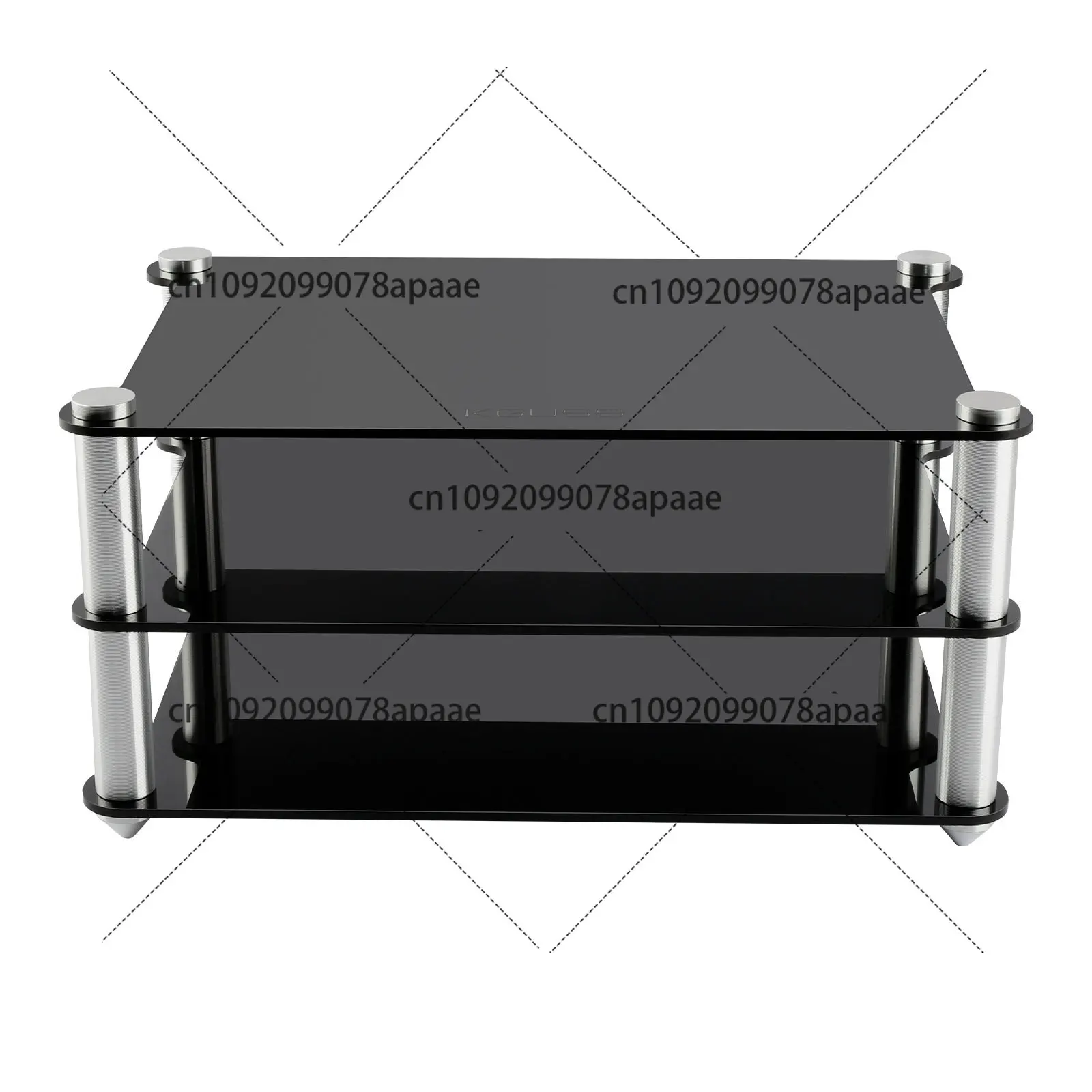 

Antique, Acrylic Aluminum Alloy Rack HIFI Decoder DAC Power Amplifier Headset Desktop Double Metal Shelf