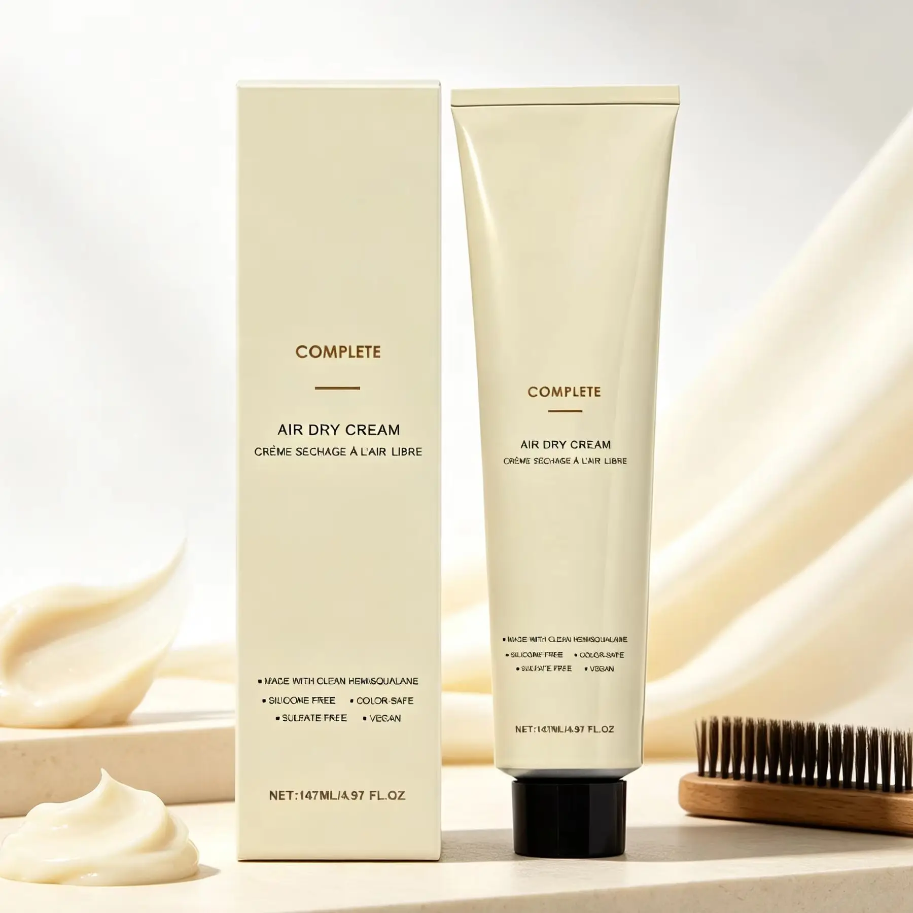 Curly Hair Cream Fluffy Hair Smoothing Anti Frizz Hair Control Moisturizing Hair Styling Products Air Dry Curl Defining Cream