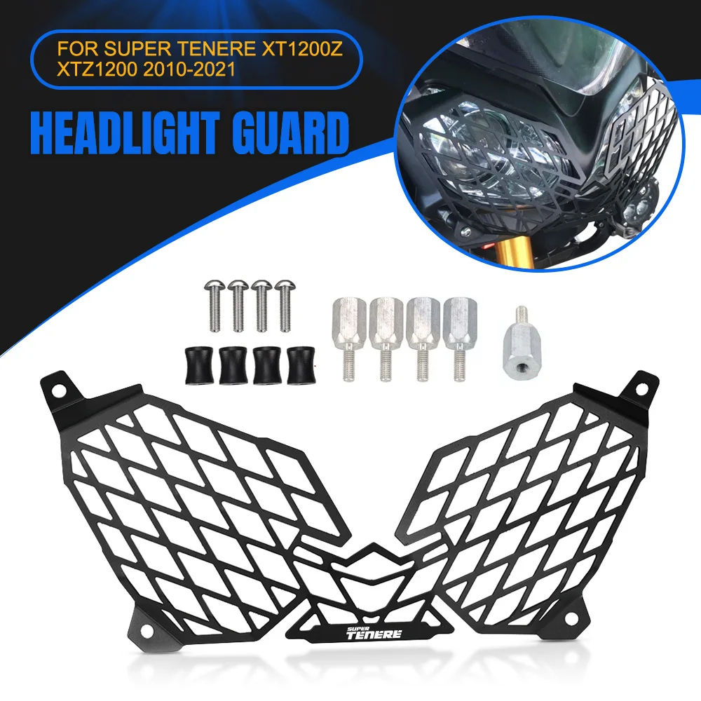 

For YAMAHA Super Tenere XT1200Z XTZ1200 2010 2011 2012 2013 2014-2021 Motorcycle Accessories Headlight Protector Cover Grill