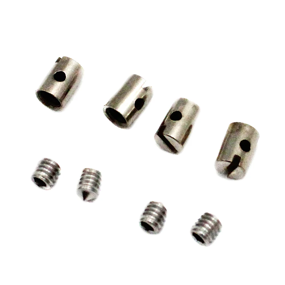 Solderless Cable Nipples Throttle Choke 4 Sets Solderless Cable Nipples 5mm Throttle Choke for Motorcycle Scooter Quad Mower