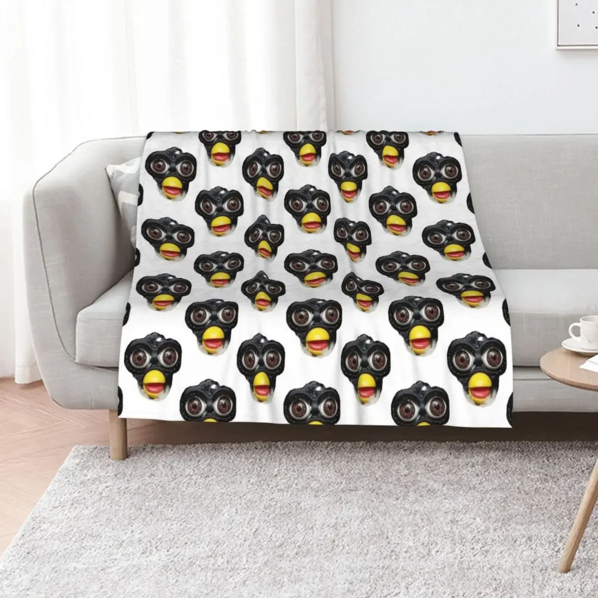 

Furby face Throw Blanket Luxury St Blankets For Baby blankets and throws Soft Blankets