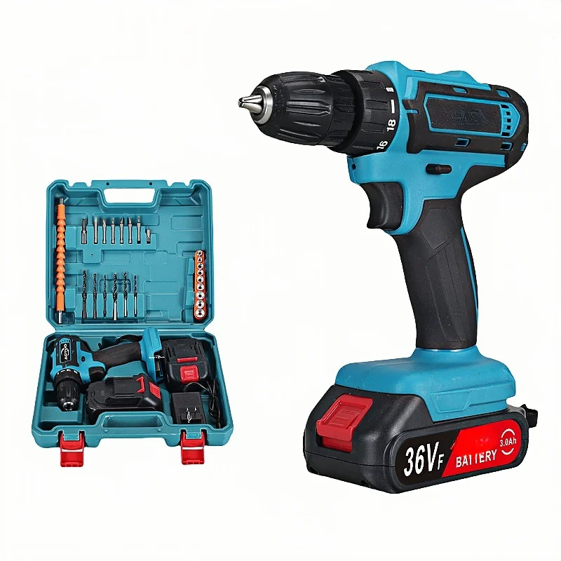 Electric Cordless Drill & Screwdriver Driver Battery-Powered Tool for Industrial DIY & Woodwork Customizable OEM Support