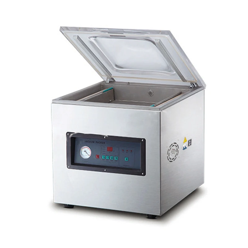 Nieuwe industriële roestvrijstalen vacuümsluitmachine voor het verpakken van voedsel en niet-voedselproducten voor restaurants, catering