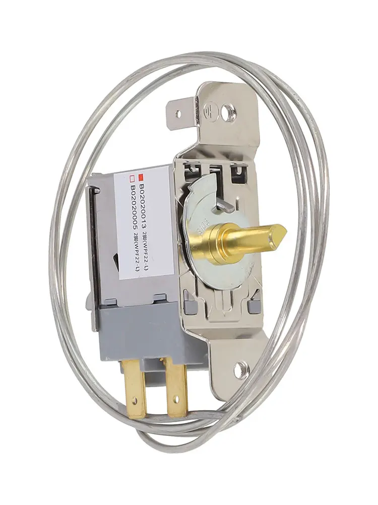 WPF22-L 2Pin Refrigerator Thermostat Mechanical Temperature Control Switch For Cooler Display Case Replacement Part