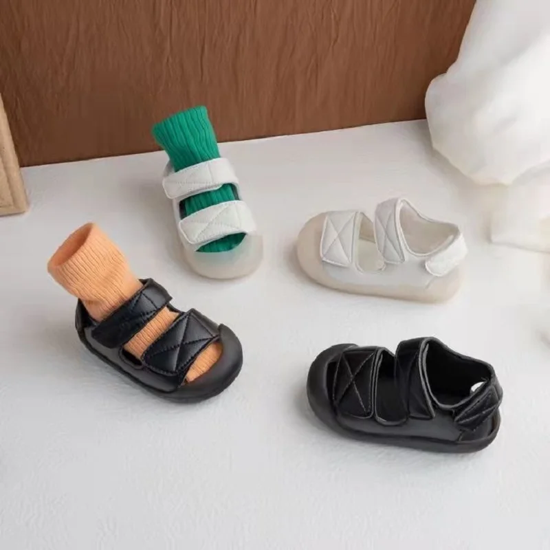 Summer Kids Sandals Shoes Fashion Light Soft Flats Toddler Baby Boys Girls Sandals Infant Casual Beach Children Outdoor Shoes