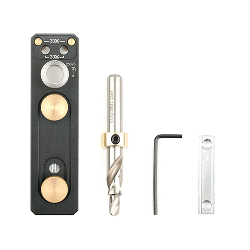 

A69etrack Drill Guide With Sliders Countersunk Step Drill Guide Punch Connection Tool Hole Punching Guide Tools Punch Aid